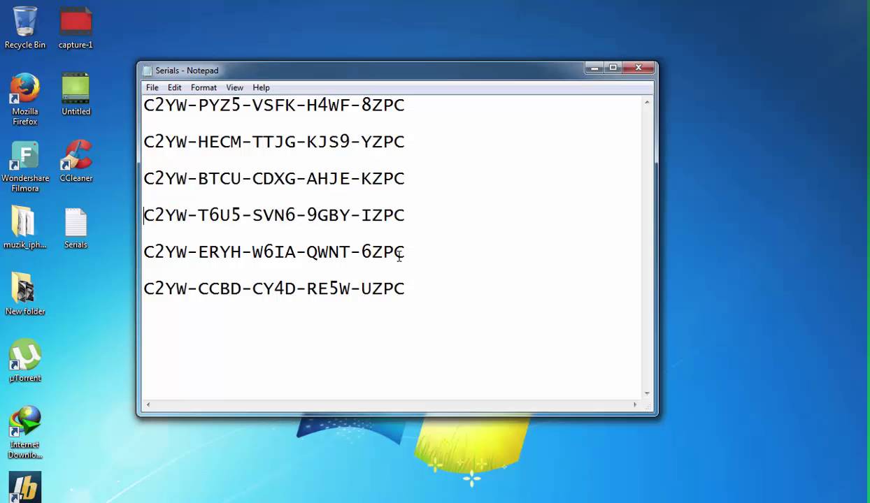 ccleaner serial key